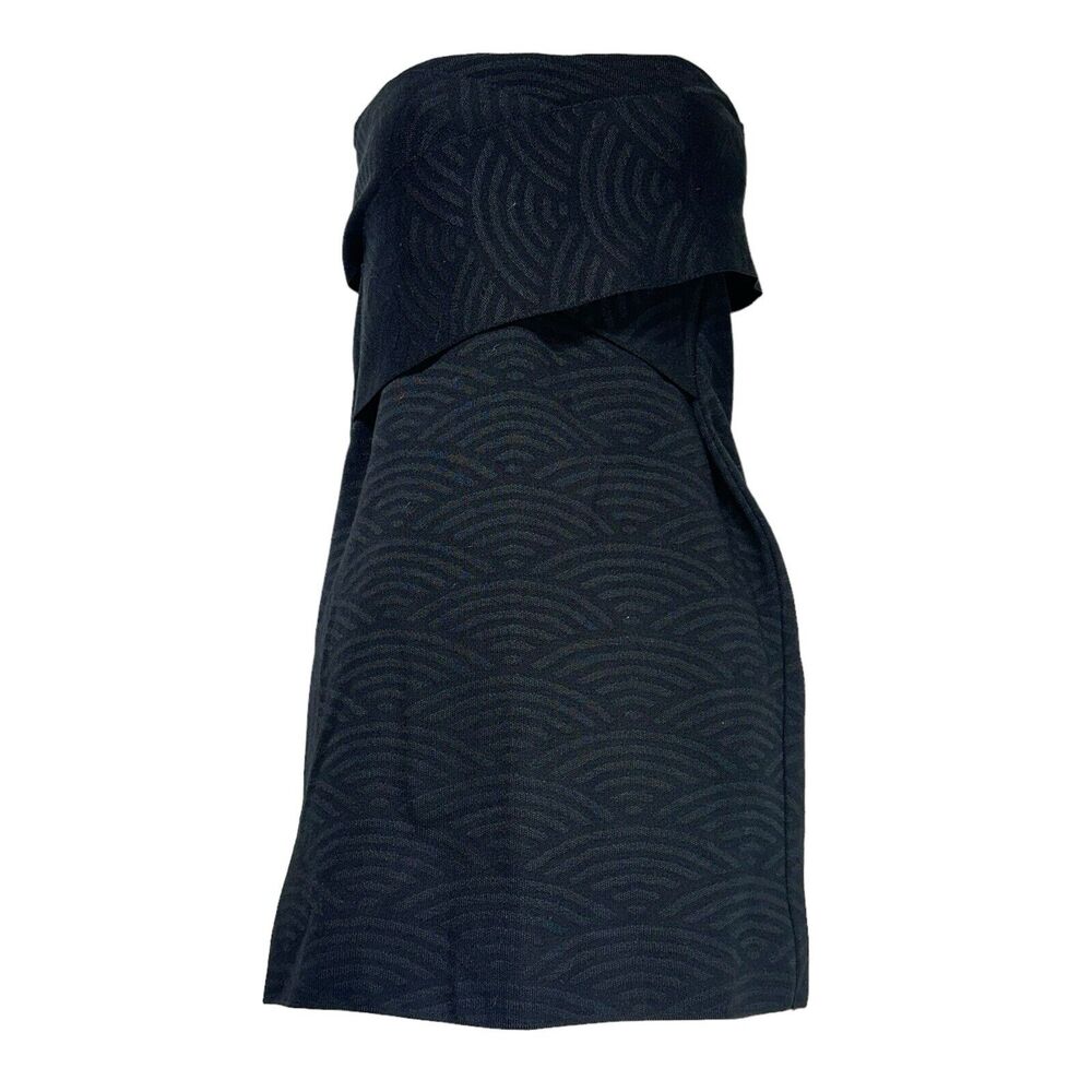 coven brasil black Gray sleeveless bandage wrap mini dress Size M